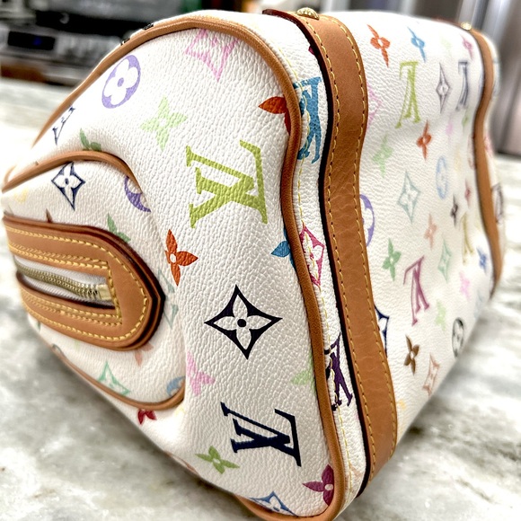 Louis Vuitton White Monogrammed Multicolored Priscilla Bag - Picture 5 of 14